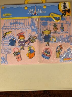NWT Collectible 2002 Madeline felt kids Shopping In Paris kit
